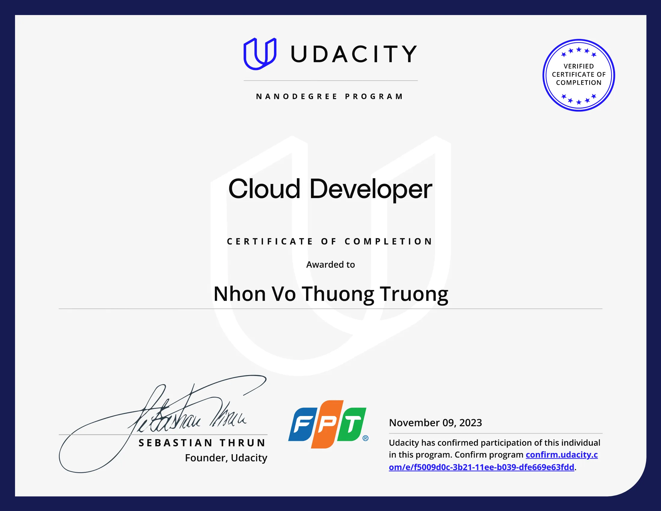 Cloud Developer