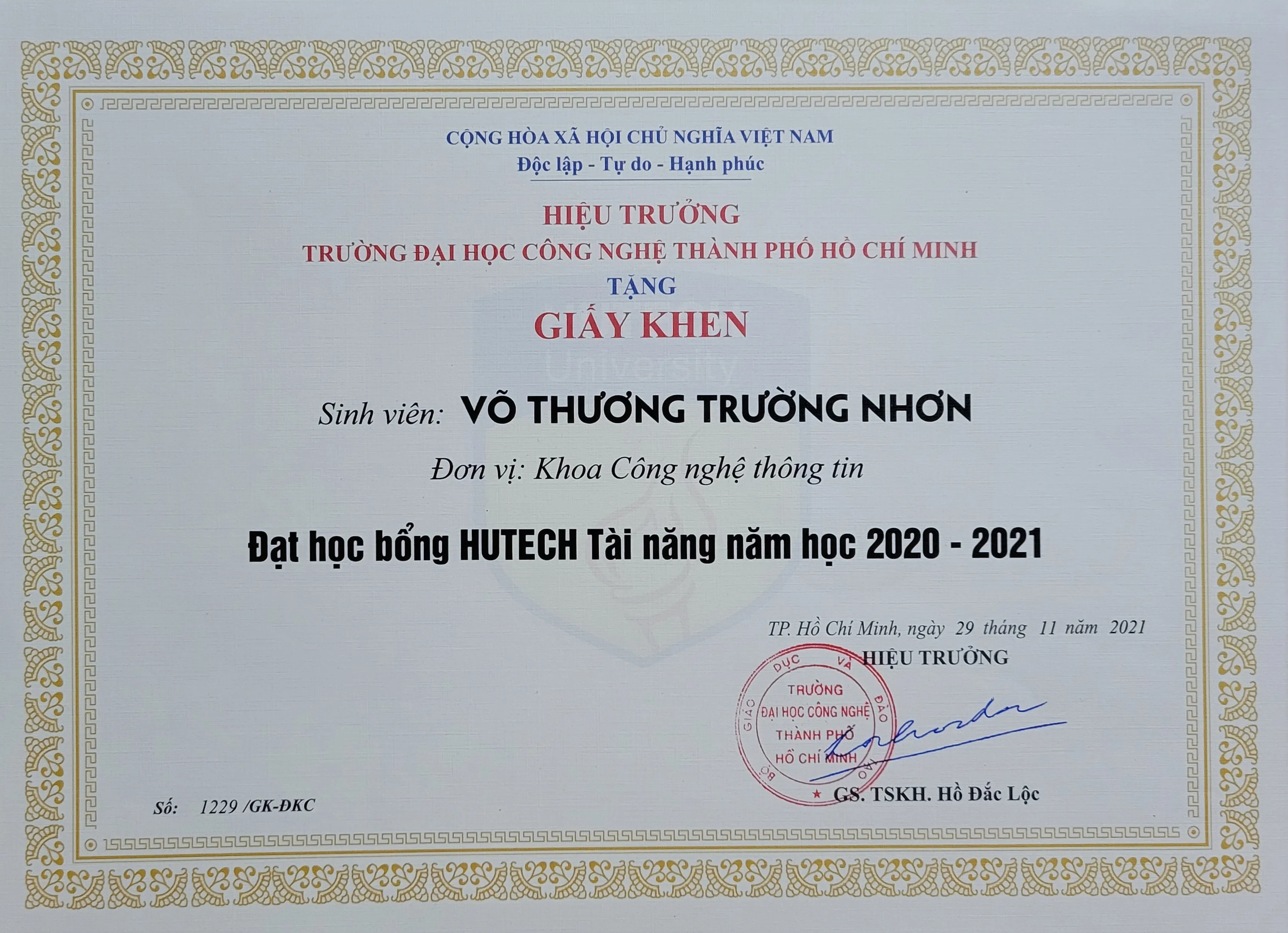 Scholarship 2021